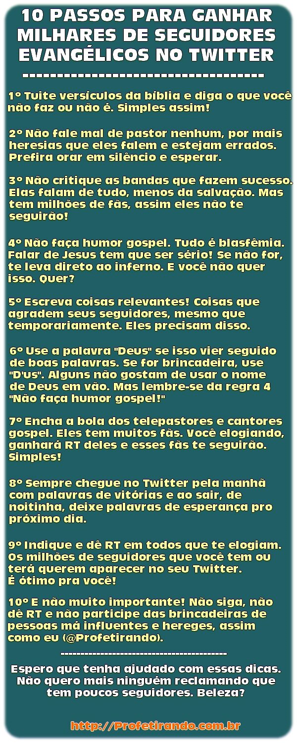 10 passos de ganhar seguidores1 10 passos para ganhar milhares de seguidores evangélicos no Twitter